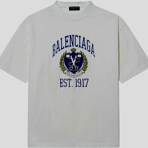 New balenciaga college shirt